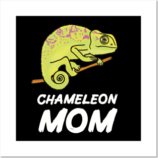 Chameleon Mom for Chameleon Lovers Posters and Art